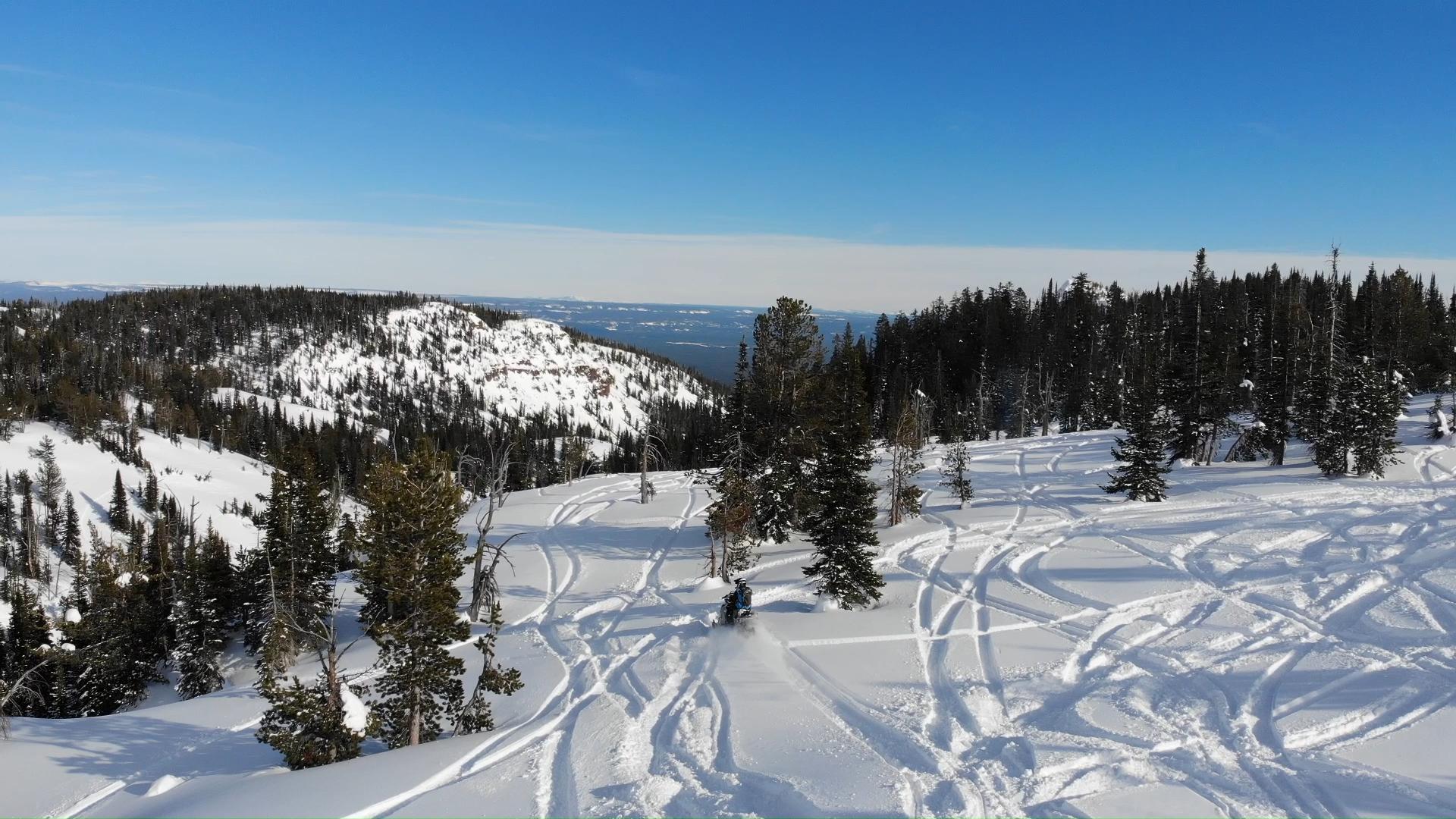 Snowmobile Adventures in Idaho.